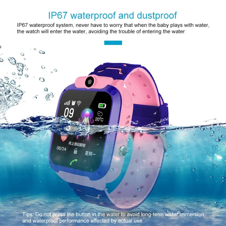 Q120 1.44 inch Color Screen Smartwatch for Children IP67 Waterproof, Support LBS Positioning / Two-way Dialing / One-key First-aid / Voice Monitoring / Setracker APP(Pink)