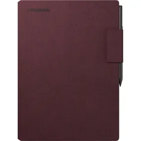 reMarkablee BookFolio Pro Mosaic Weave for Remarkable Paper Pro (Burgundy)