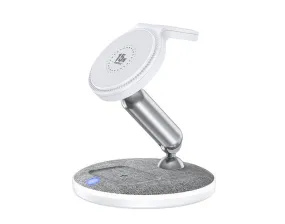 REMAX 3-in-1 Multi-Function Wireless Charger | Magnetic Sticking No-Slipping | 22W | mobile phones   Headphones   Watches