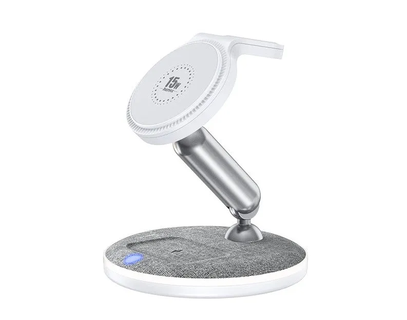 REMAX 3-in-1 Multi-Function Wireless Charger | Magnetic Sticking No-Slipping | 22W | mobile phones   Headphones   Watches