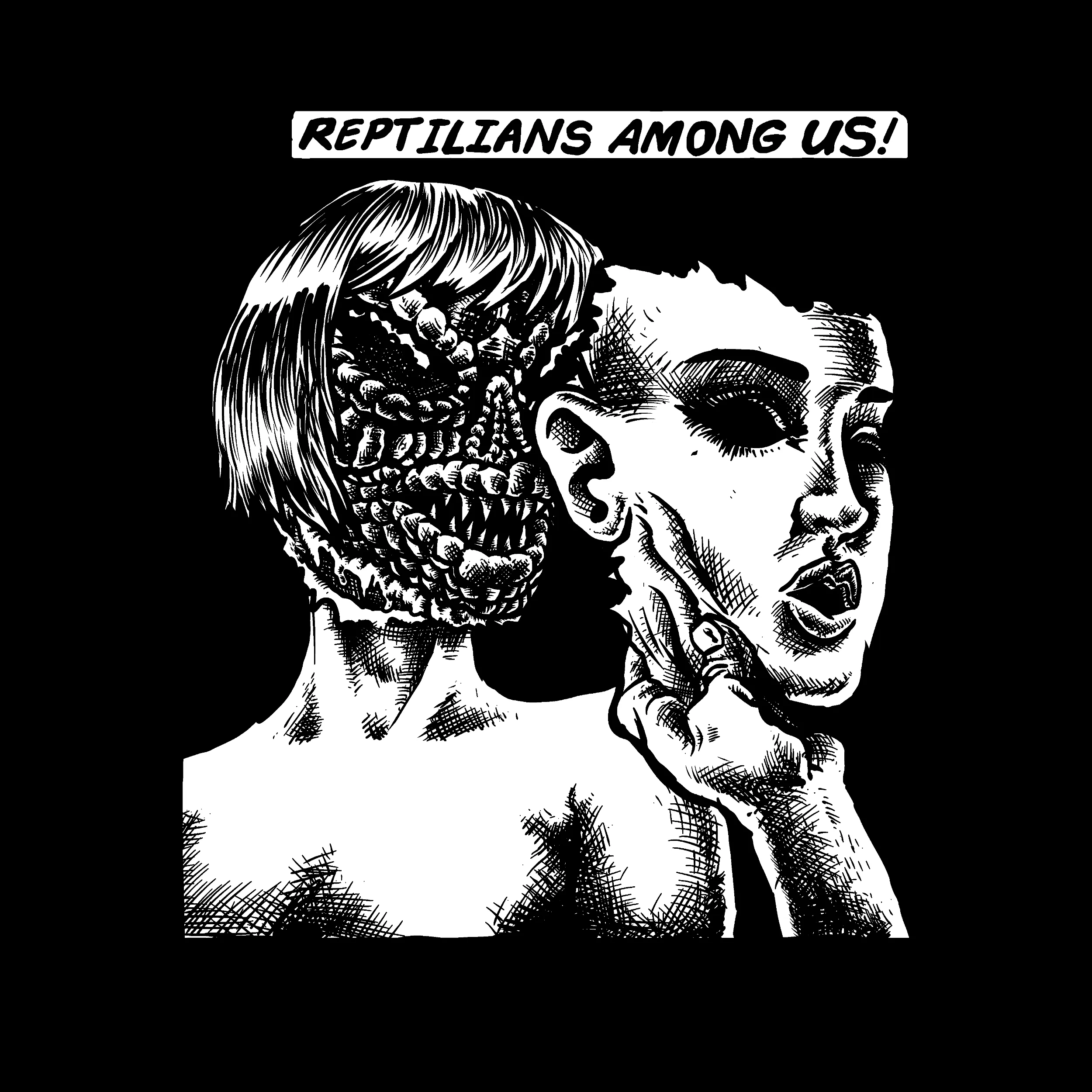 Reptilians Among Us Classic Tee