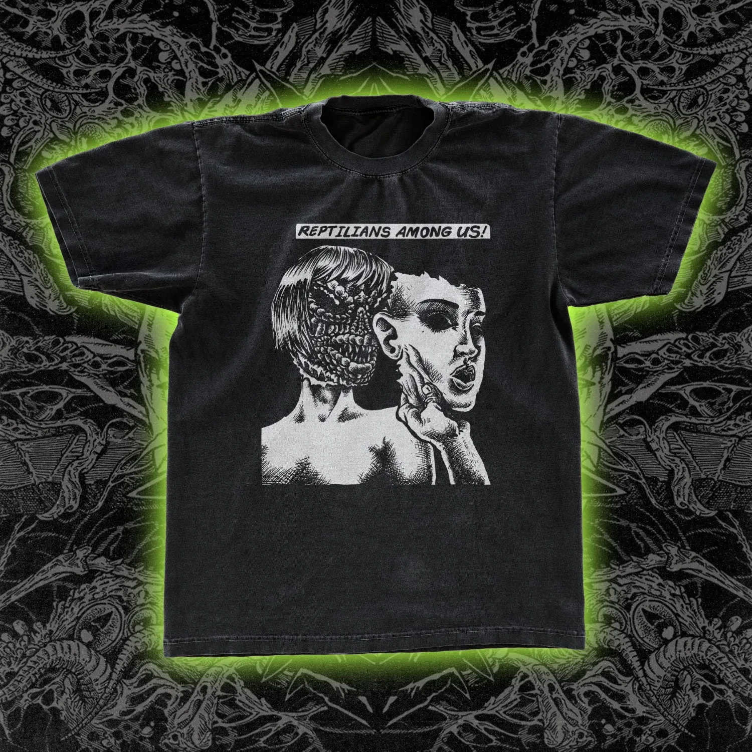 Reptilians Among Us Classic Tee