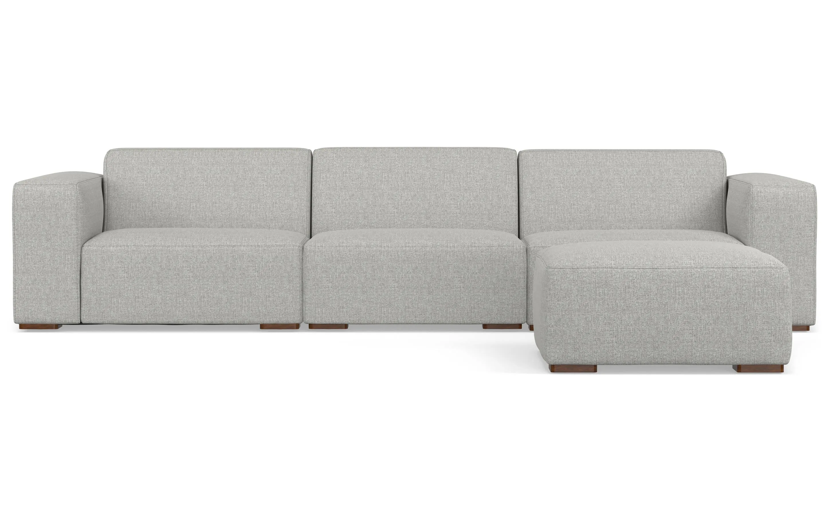 Rex 3 Seater Sofa and Ottoman in Performance Fabric