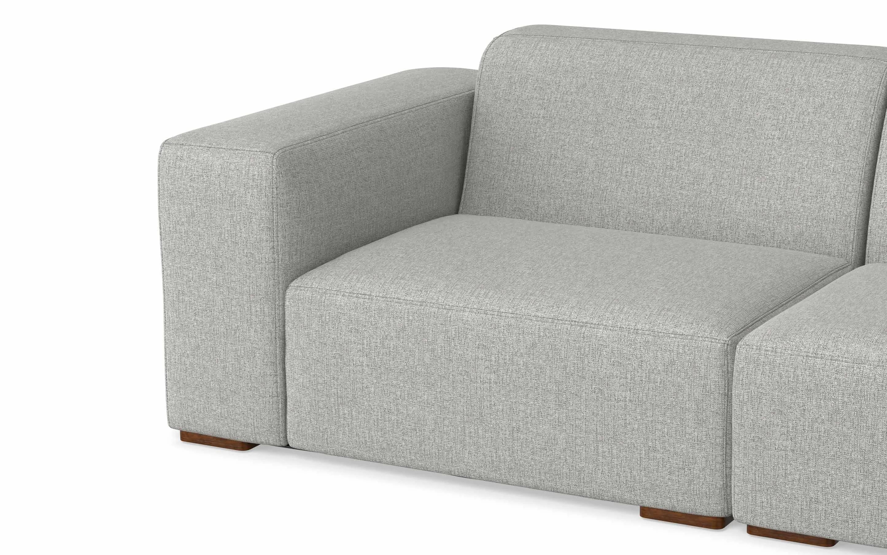 Rex 3 Seater Sofa and Ottoman in Performance Fabric