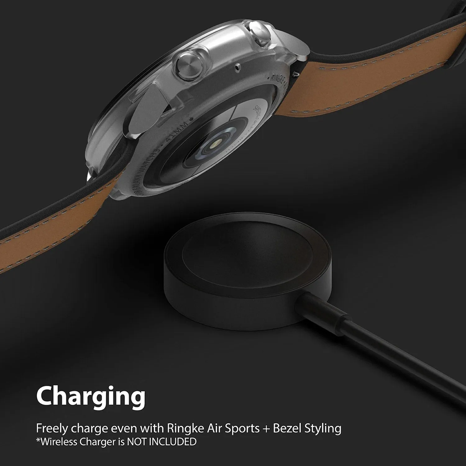 Ringke Galaxy Watch 3 41mm Styling 10 Air Sports Matte Clear Case  Bezel Combo Pack