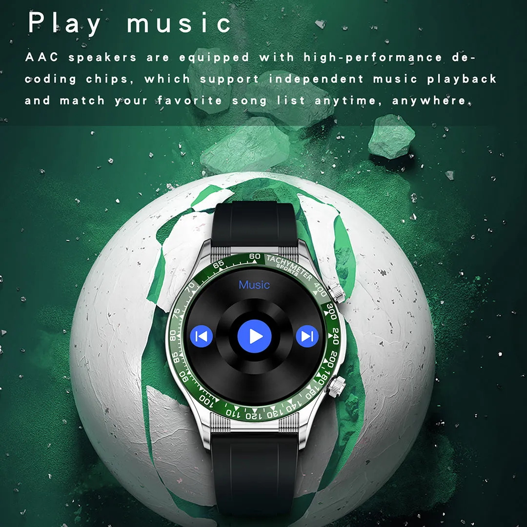 RollsTimi RTE18 Classic Smartwatch for Men and Women - Waterproof Sports Watch with Bluetooth Calls, Heart Rate, and Blood Pressure Monitoring
