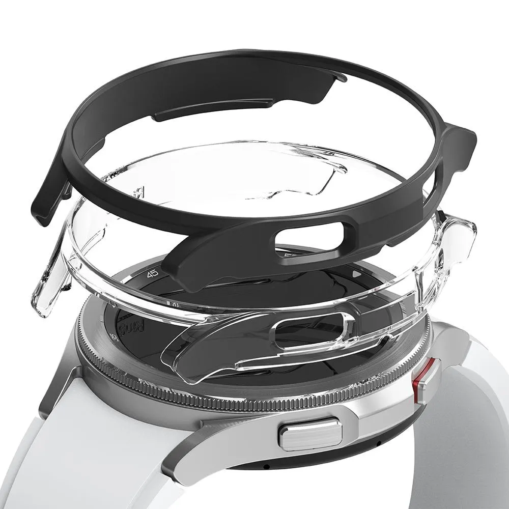 Samsung Galaxy Watch 4 Classic 42mm Case| Slim Series| Clear   White