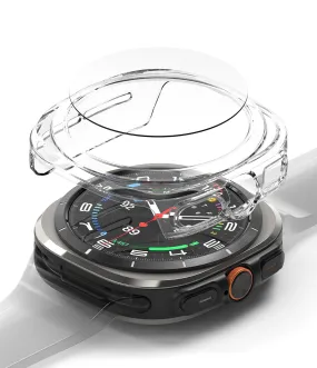 Samsung Galaxy Watch Ultra 47mm Case   Tempared Glass Sceen Protector [Combo] -Clear