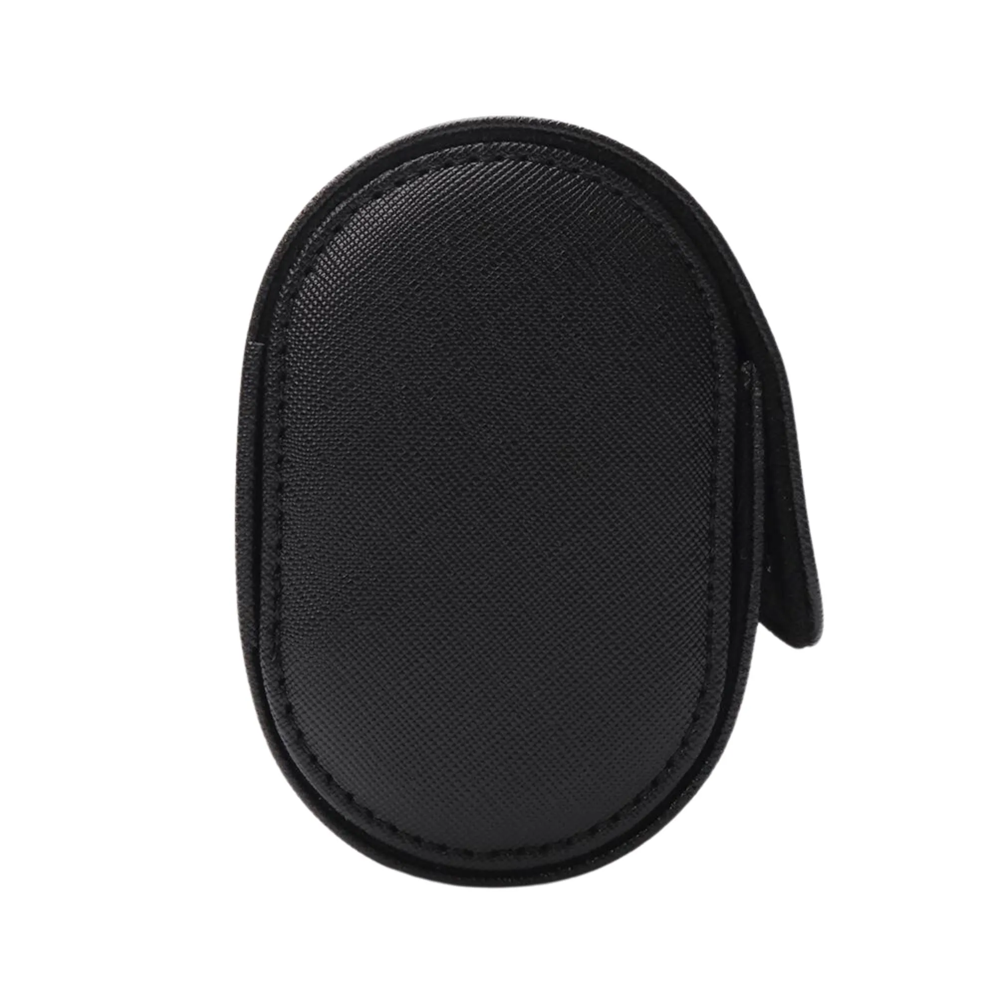 Seconds - Watch Roll Case for 3 in Black Vegan Leather