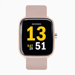 Sekonda Motion Smart Watch | Rose Gold Case & Pink Silicone Strap | 30054