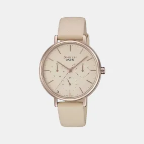 Sheen Women's Chronograph Leather Watch SH233 - SHE-4541CGL-4AUDF