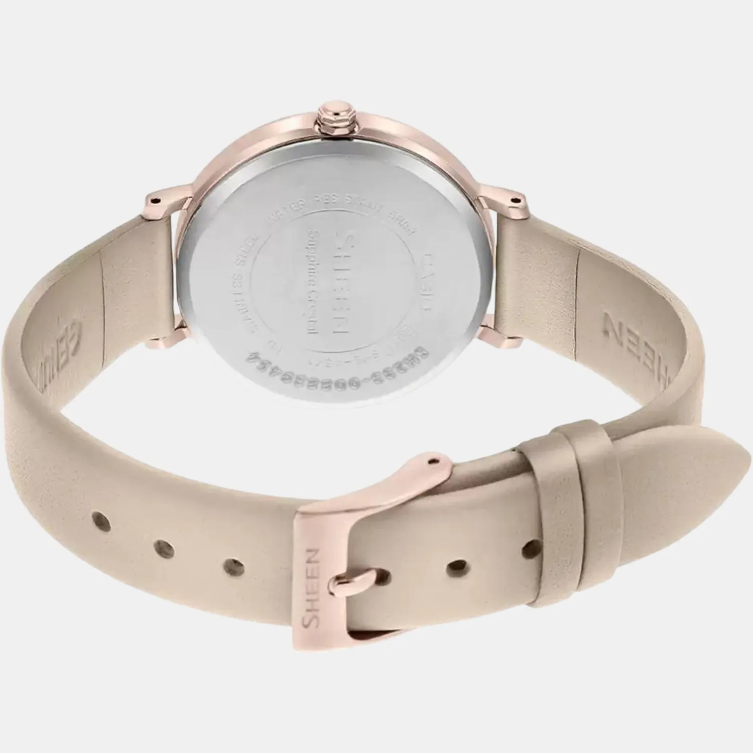 Sheen Women's Chronograph Leather Watch SH233 - SHE-4541CGL-4AUDF