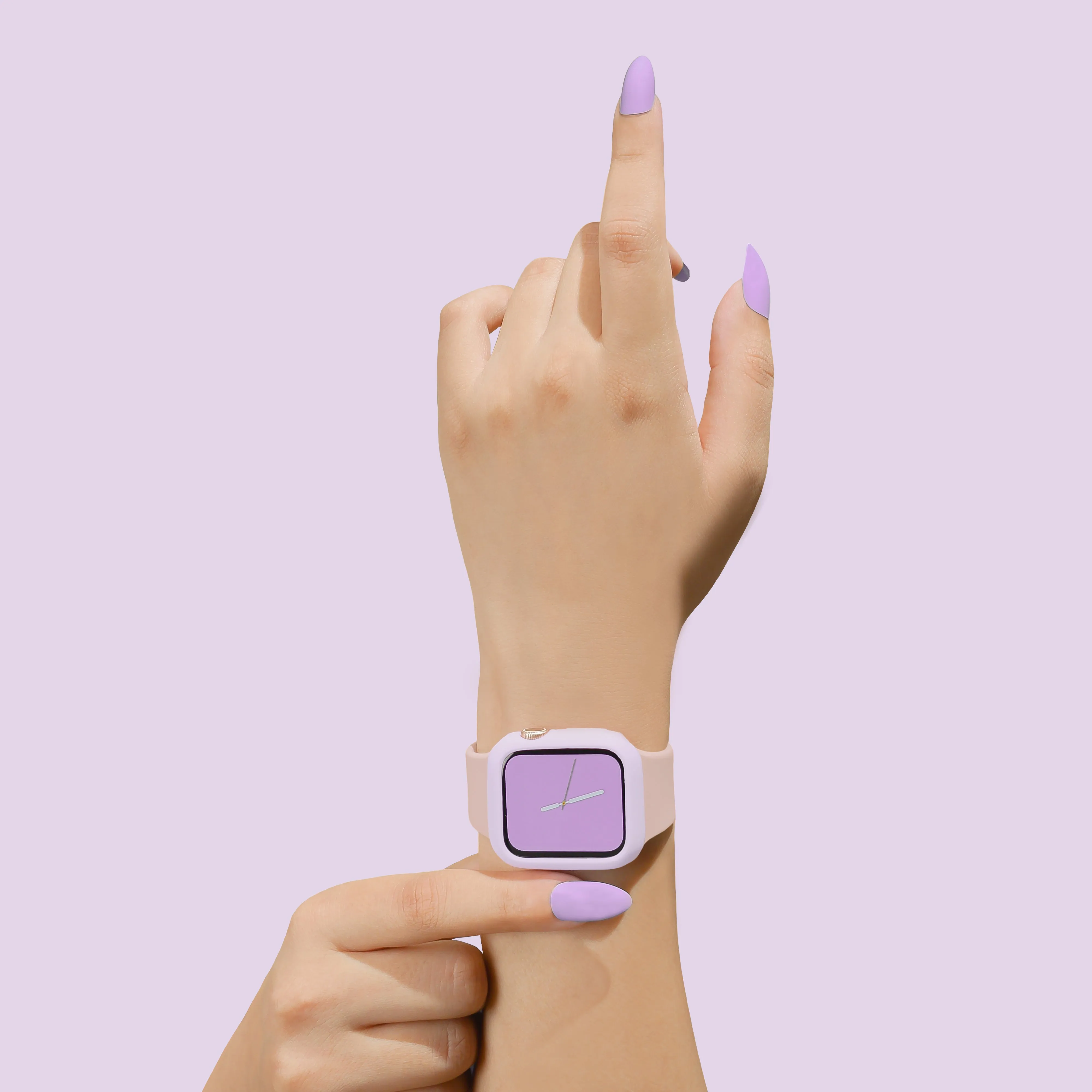 Silicone Apple Watch Case - Lilac