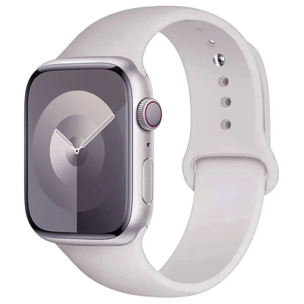 Silicone Band for apple Watch 44Mm 45Mm 40Mm 41Mm 42-38Mm 45 Mm, Series 8 7 6 5 4 3 SE 9 Ultra 2 49Mm