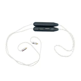 Sines MMCX 4-core Silver Bluetooth 5.4 Cable for Sennheiser IE Series In-Ear Monitors with Mic   Remote