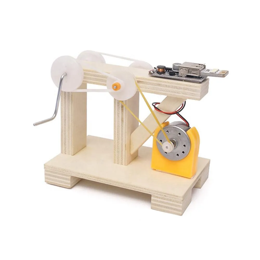 STEM DIY Hand-Crank Generator – Fun Energy Conversion Kit