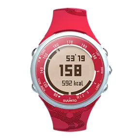 Suunto T3D Heart Rate Monitor Watch - Sporty Red, Optimized for Performance and Fitness Tracking