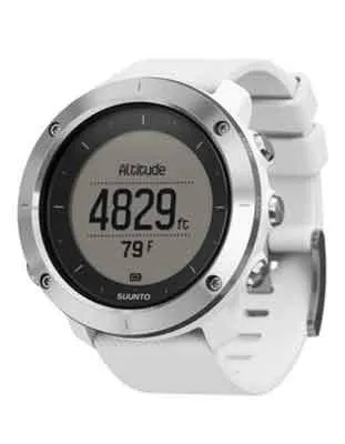 Suunto Traverse White - Stainless Steel Bezel- White Silicone Strap