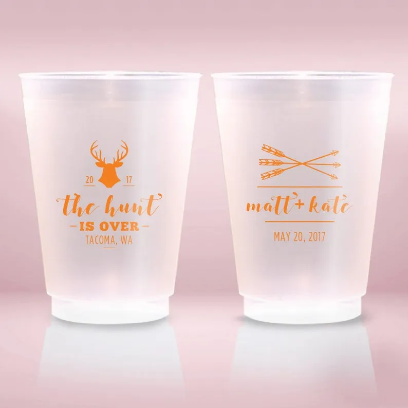 The Hunt Is Over Wedding Cups (46)