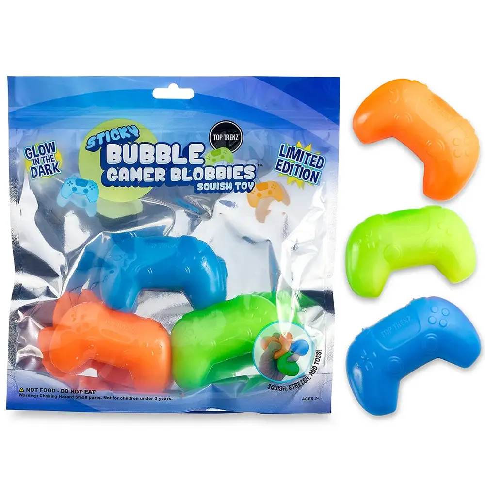 The Sticky Bubble Blobbies Squish Toys (3 pack) - Various Styles