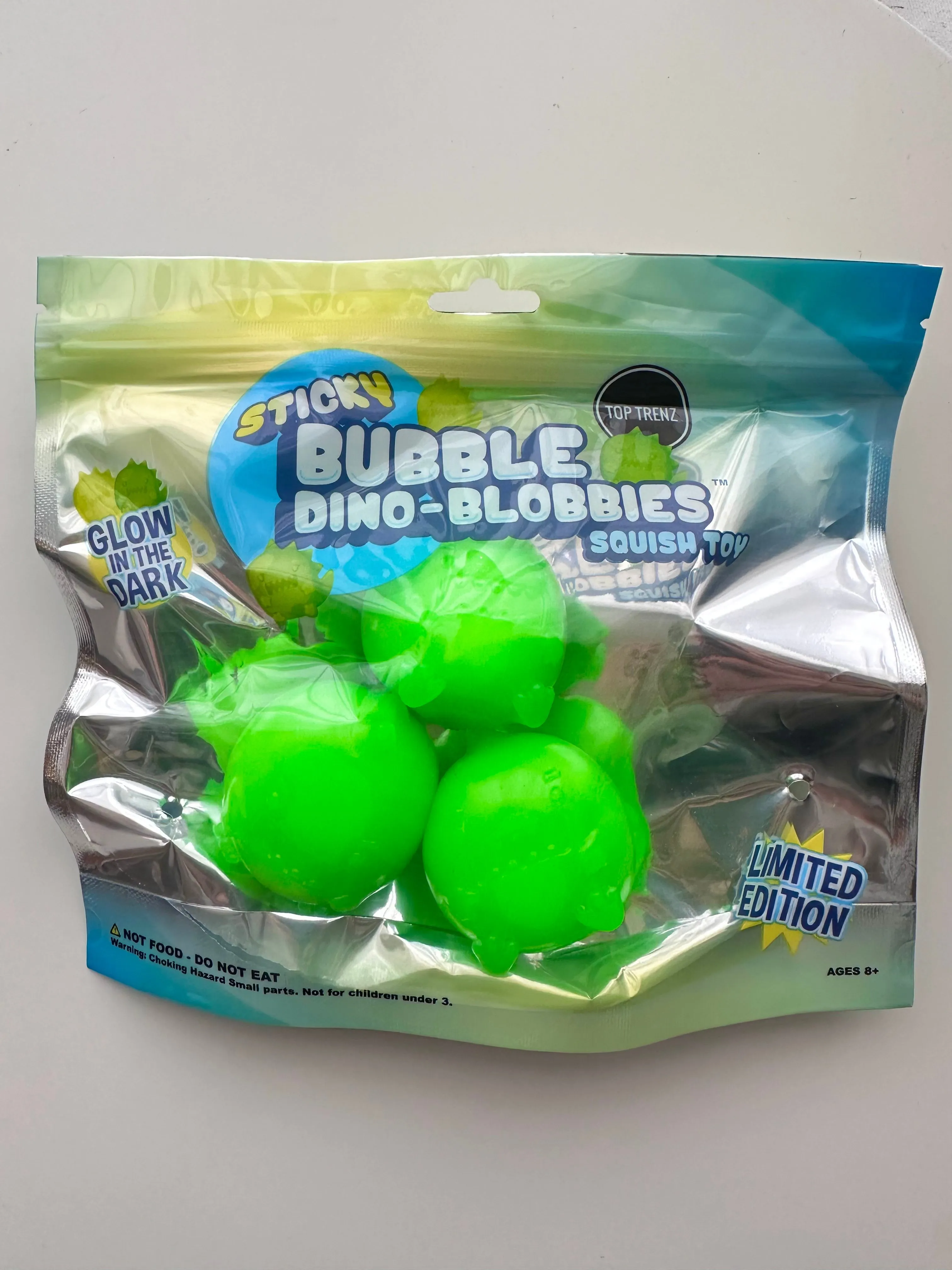 The Sticky Bubble Blobbies Squish Toys (3 pack) - Various Styles
