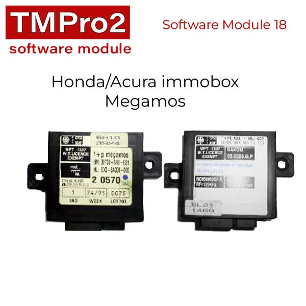 TM Pro 2 - Software Modules - Honda