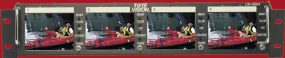 ToteVision LCD-400X4 Four-4 Inch LCD Monitors In 19in Rack