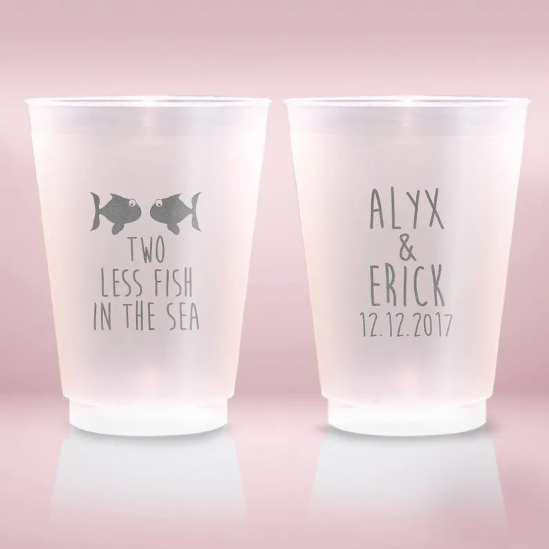 Two Less Fish In The Sea Wedding Favor Cups (21)