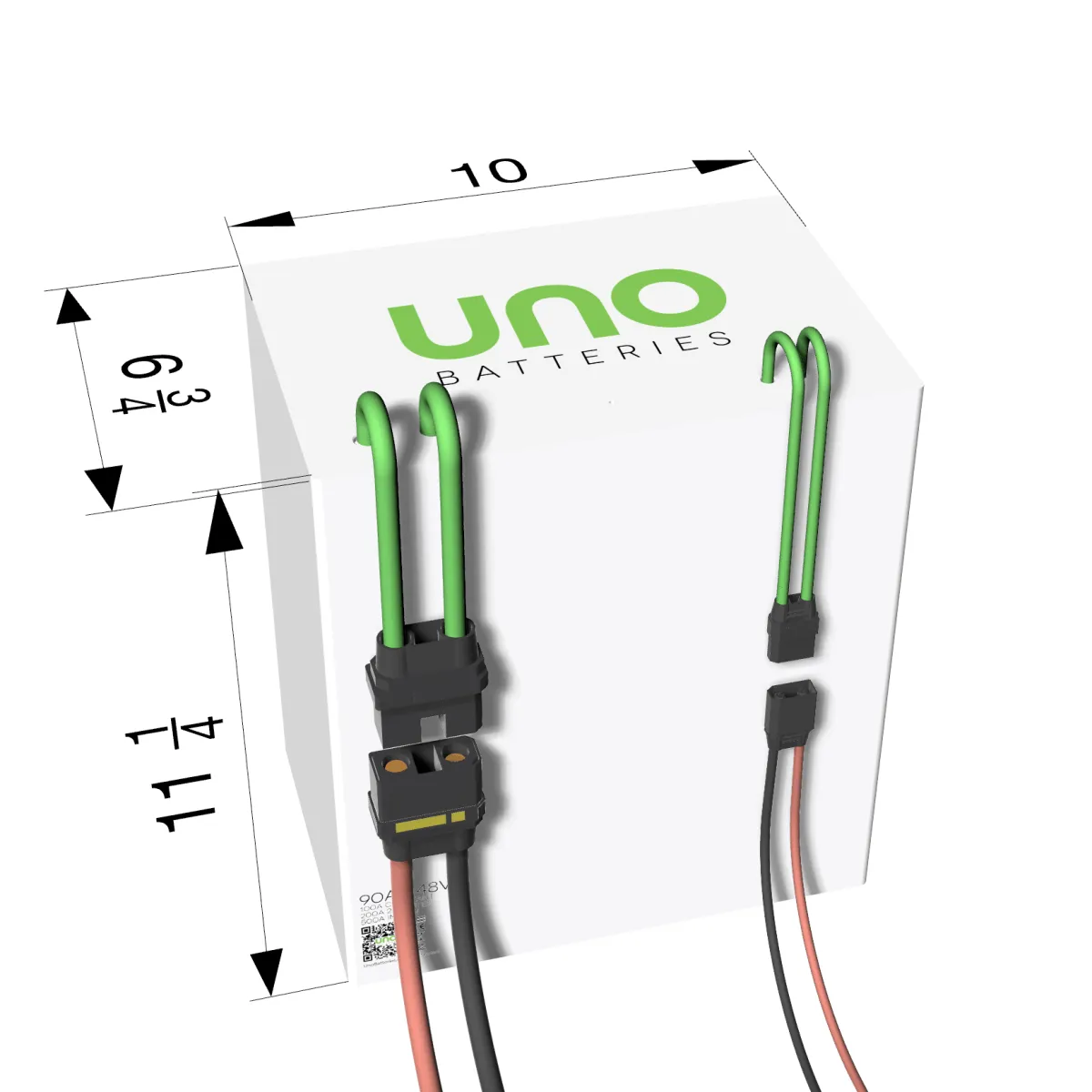 UNO™ Golf Cart 90ah Lithium Hybrid Battery / Charger Bundle