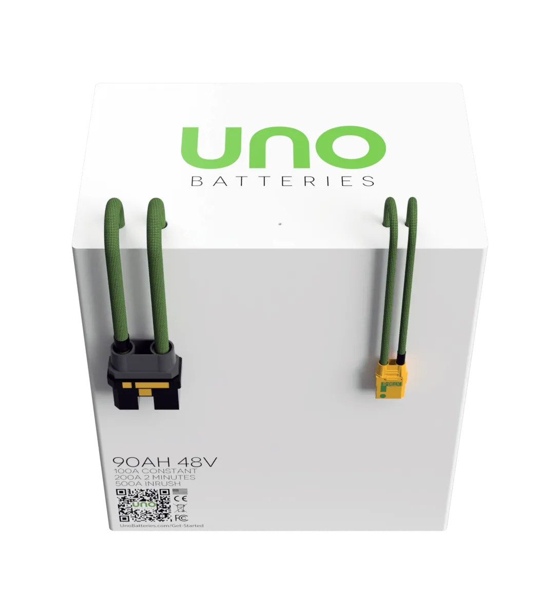 UNO™ Golf Cart 90ah Lithium Hybrid Battery / Charger Bundle