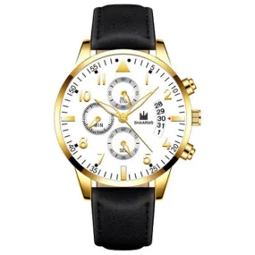 W127 Black Band Gold Rexler Collection Quartz Watch