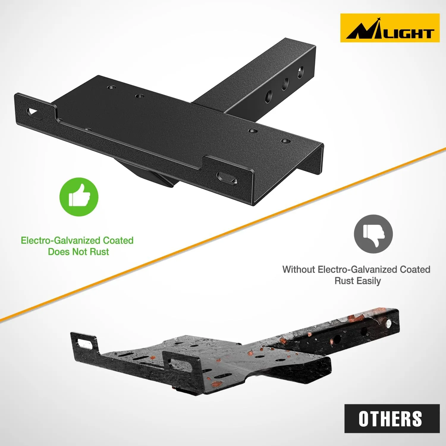 Winch Hitch Cradle Mount Plate