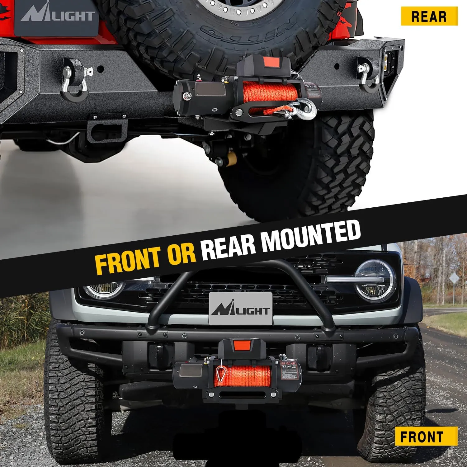 Winch Hitch Cradle Mount Plate