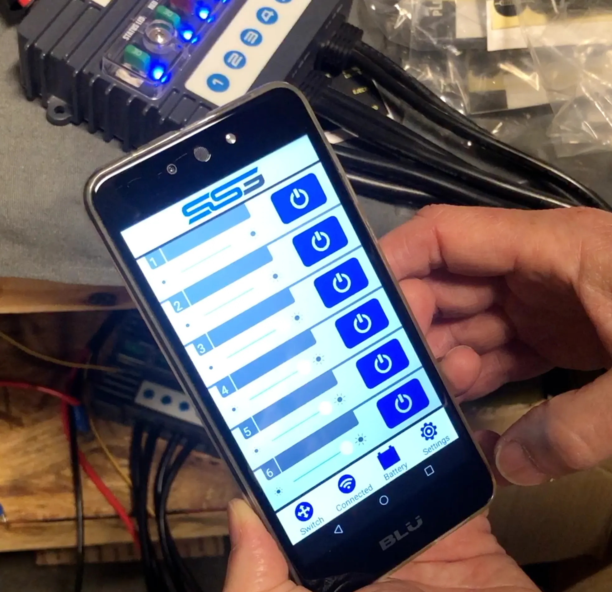 Wireless Controller | Skid Steer Attachment Control Bluetooth Relay | SG-AC-100 | Skid Steer Genius