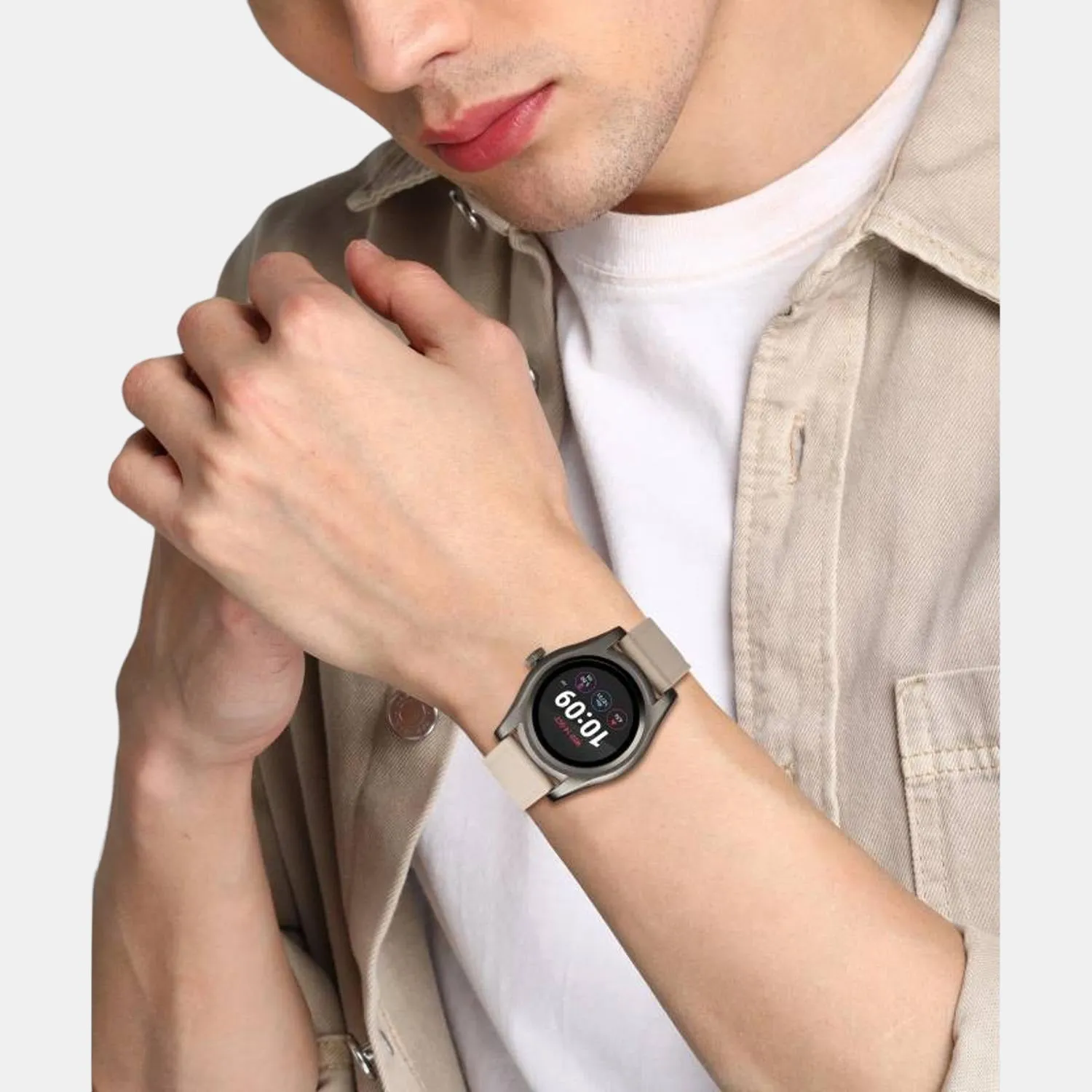 Women Black Digital Smart Watch TW5M31900