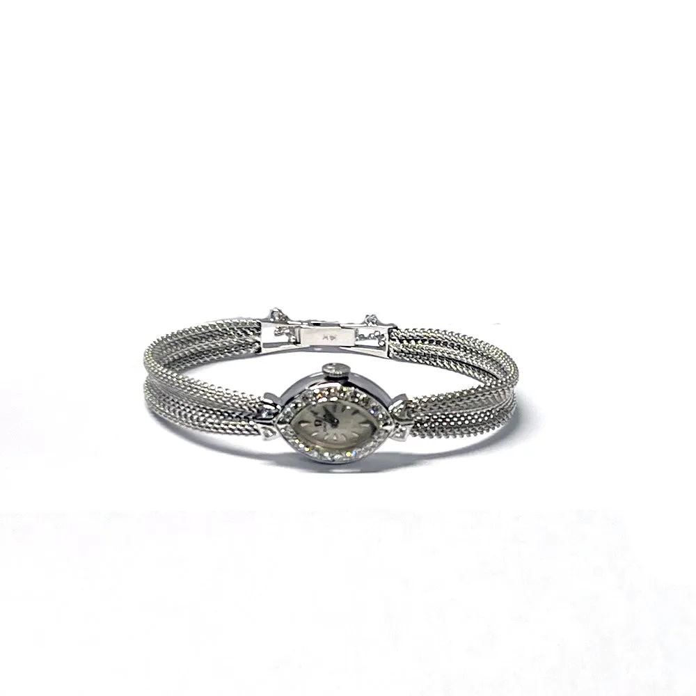 Women's OMEGA White Gold Diamond watch