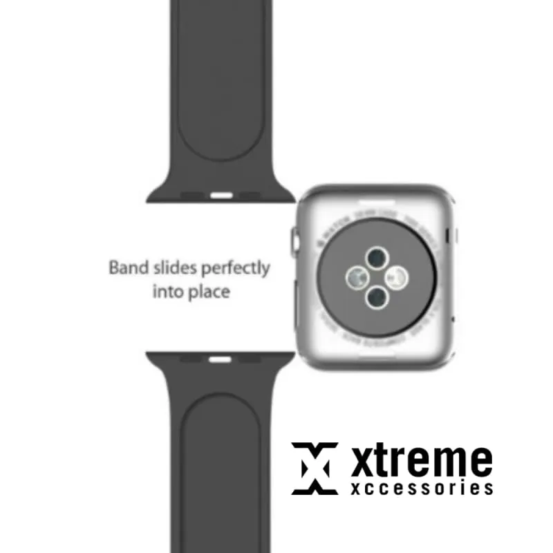 Xtreme Xccessories 38/40/41mm (M/L) Classic Silicone Apple Replacement Strap