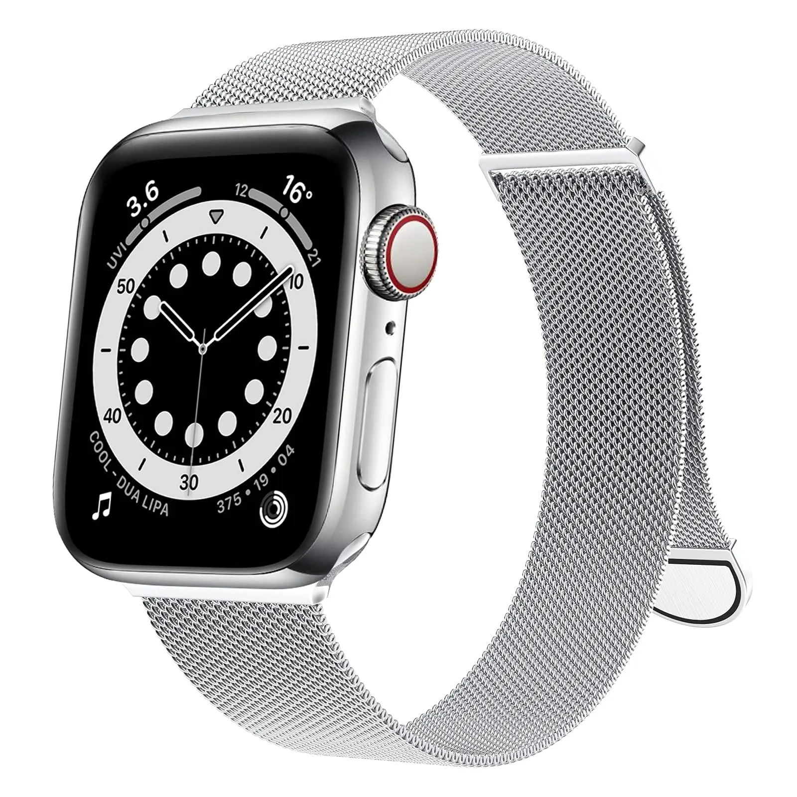Yepband 1/2Pack Magnetic Metal Band and Cover Compatible with Apple Watch Bands 38mm 42mm 40mm 44mm Soft TPU Bumper Case with Stainless Steel Mesh Strap Milanese Loop for iWatch Series SE 6 5 4 3 2 1