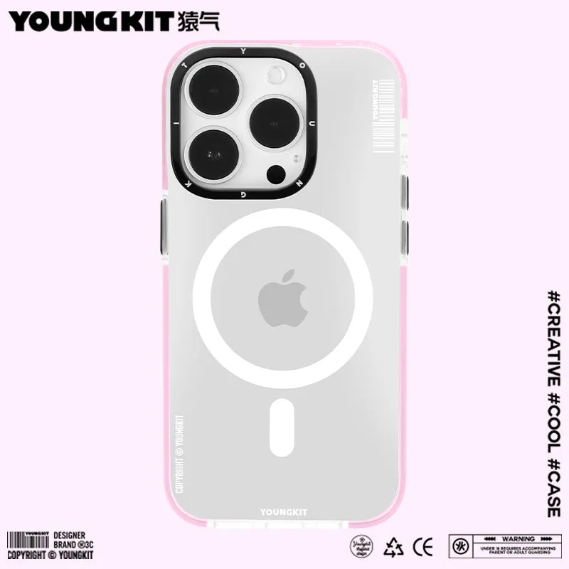 YOUNGKIT Exquisite MagSafe Slim Thin Clear Anti-Scratch Back Shockproof Cover Case