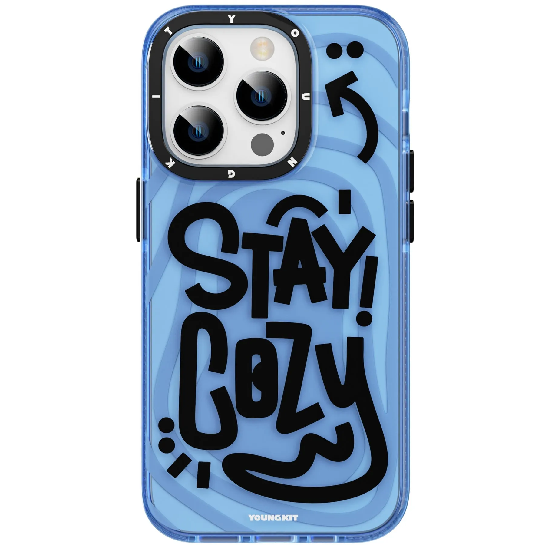 YOUNGKIT Happy Mood Slim Thin Matte Anti-Scratch Back Shockproof Cover Case