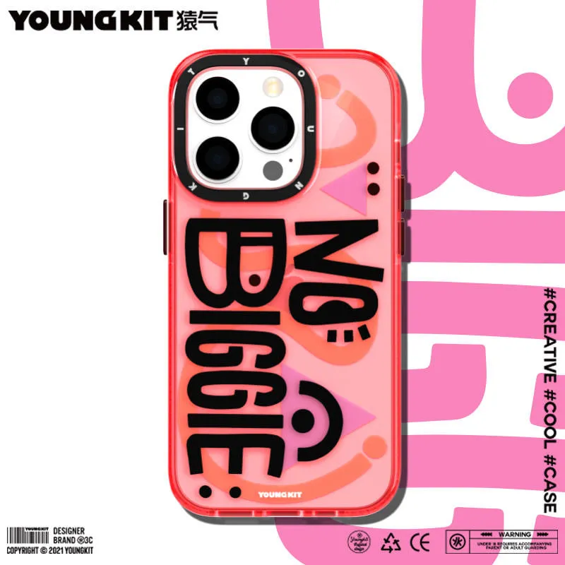 YOUNGKIT Happy Mood Slim Thin Matte Anti-Scratch Back Shockproof Cover Case