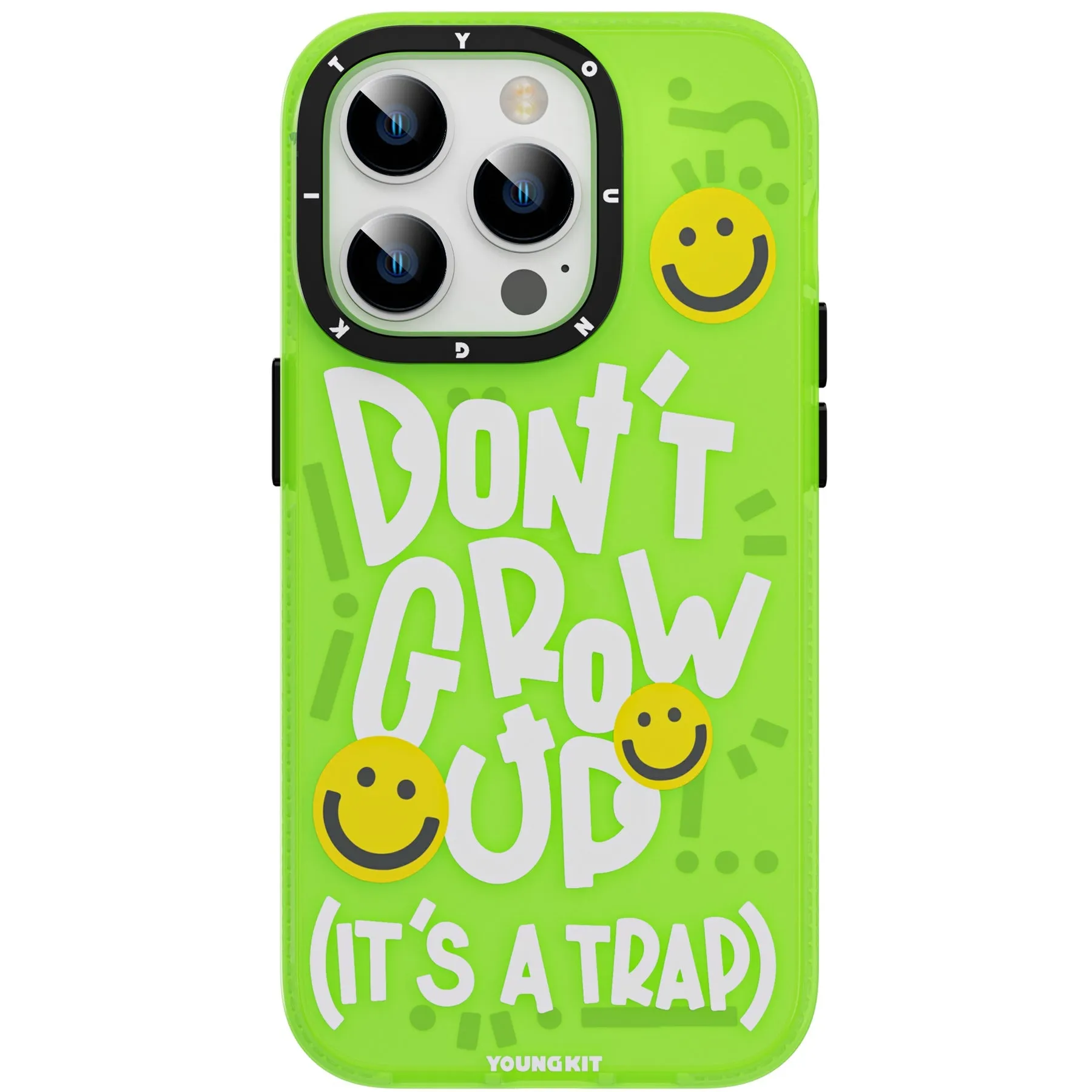 YOUNGKIT Happy Mood Slim Thin Matte Anti-Scratch Back Shockproof Cover Case