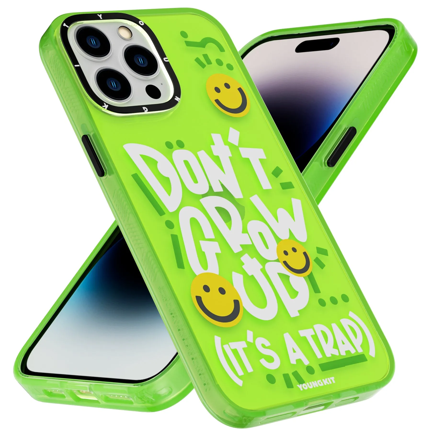 YOUNGKIT Happy Mood Slim Thin Matte Anti-Scratch Back Shockproof Cover Case