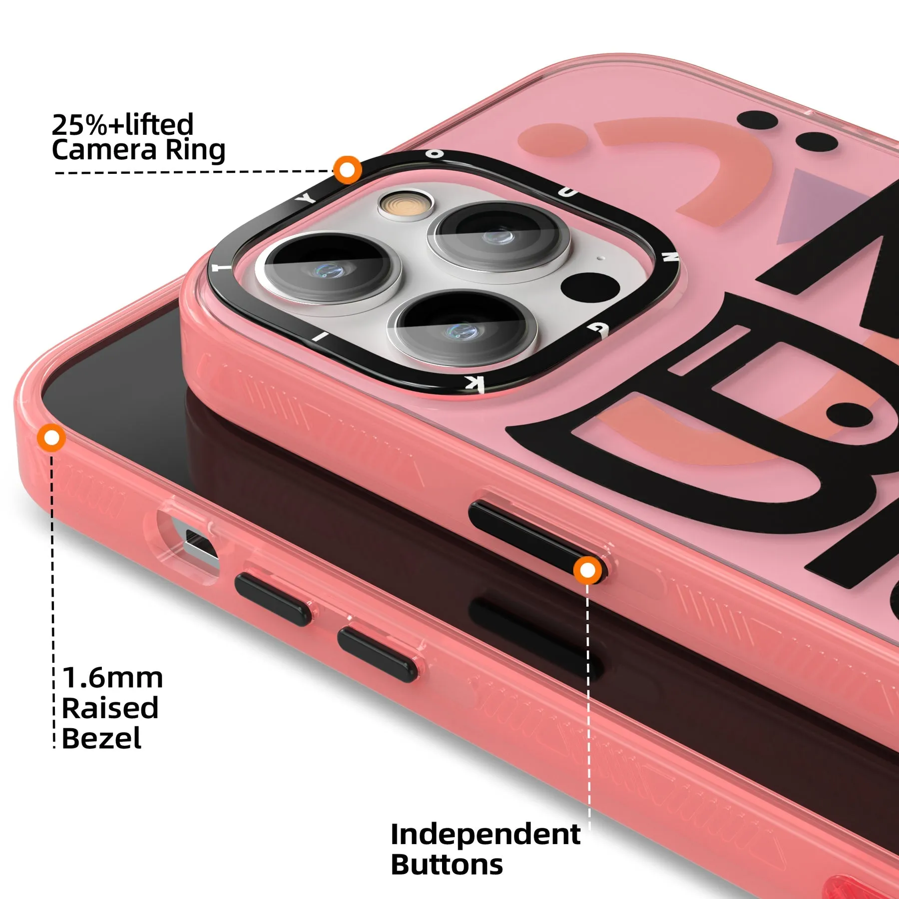 YOUNGKIT Happy Mood Slim Thin Matte Anti-Scratch Back Shockproof Cover Case