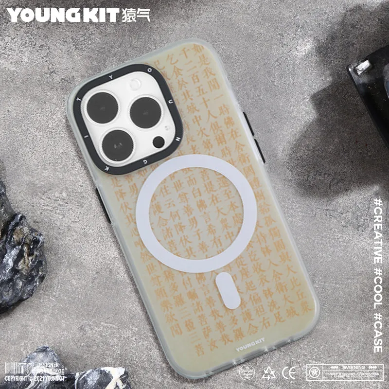 YOUNGKIT Sutra MagSafe Slim Thin Matte Anti-Scratch Back Shockproof Cover Case