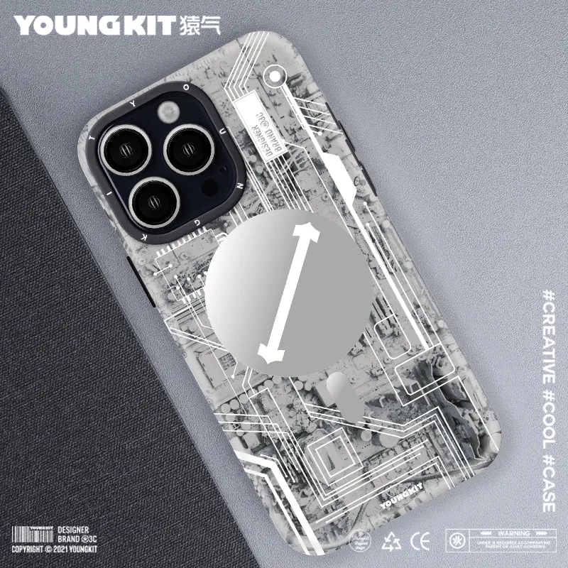 YOUNGKIT Technology MagSafe Slim Thin Matte Anti-Scratch Back Shockproof Cover Case (iPhone)