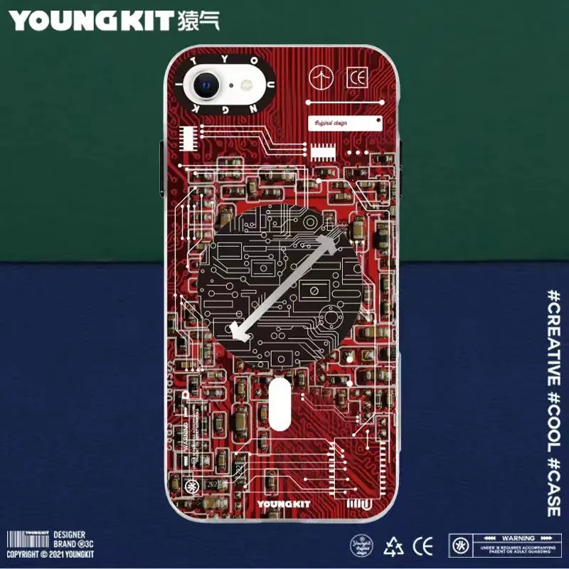 YOUNGKIT Technology MagSafe Slim Thin Matte Anti-Scratch Back Shockproof Cover Case (iPhone)