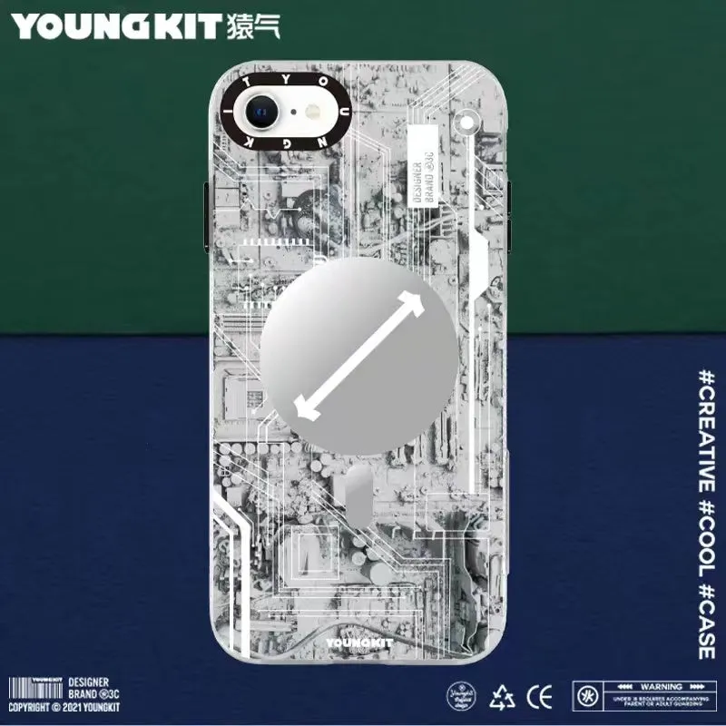 YOUNGKIT Technology MagSafe Slim Thin Matte Anti-Scratch Back Shockproof Cover Case (iPhone)