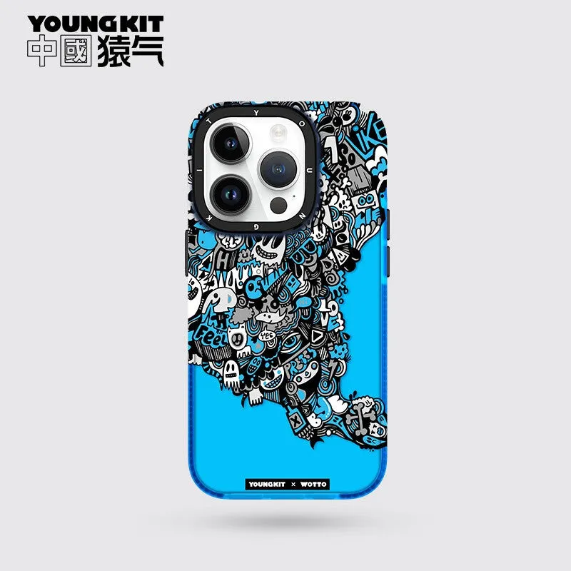 YOUNGKIT X WOTTO Slim Thin Matte Anti-Scratch Back Shockproof Cover Case