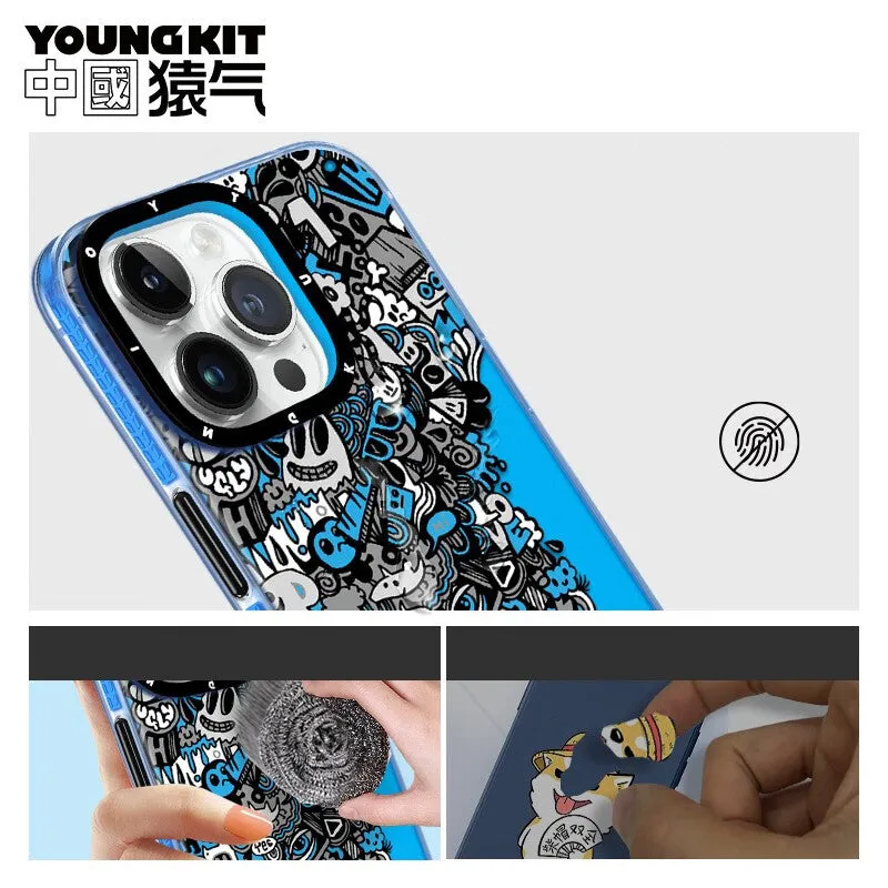 YOUNGKIT X WOTTO Slim Thin Matte Anti-Scratch Back Shockproof Cover Case